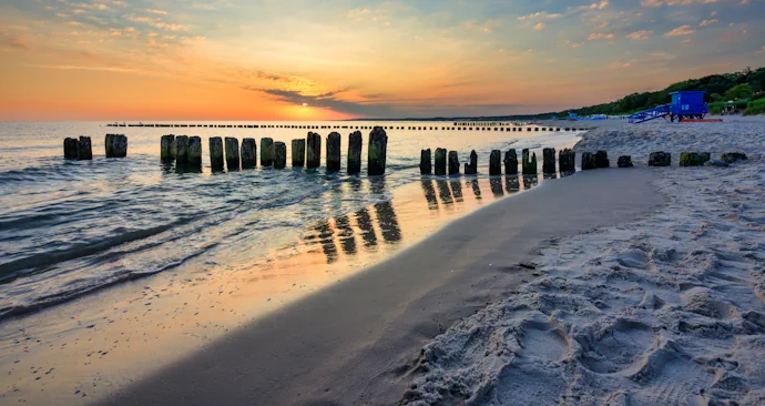 dojazd plaża Ustka